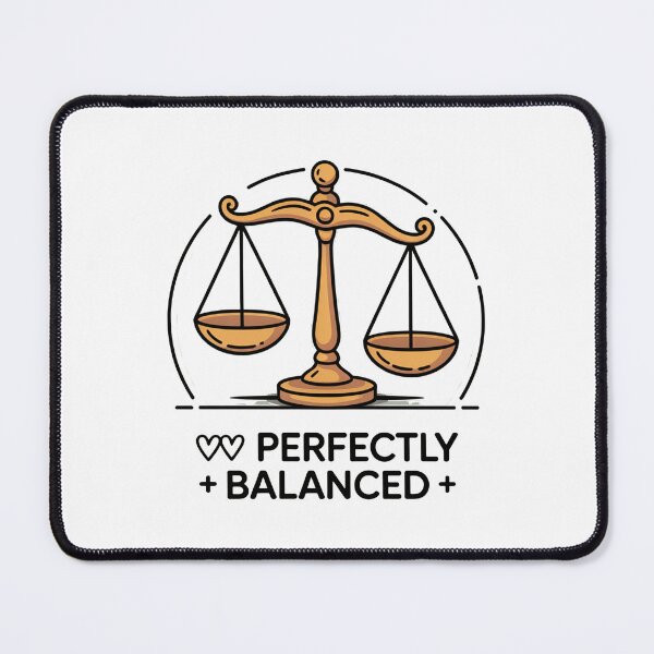 Item preview, Perfectly Balanced Libra Zodiac Scales designed and sold by MonkiFlipp.