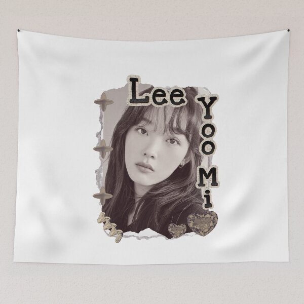 Item preview, Lee Yoo-mi (이유미) Korean actress South Korean celebrity K-drama star Korean film Scrapbook Collage Cozy Y2K Vintage Design designed and sold by HELL0WBELLO.