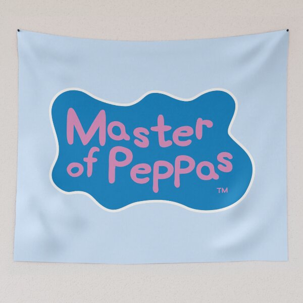 Item preview, Master of Peppas – Heavy Metal Pig Parody designed and sold by Tattee.