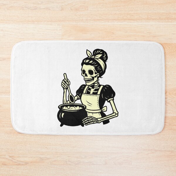 Item preview, Skeleton Woman Cooking with Spoon designed and sold by Horrify.