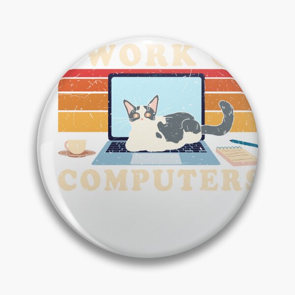 Item preview, I Work On Computers For Cat Lovers designed and sold by artcultreone.