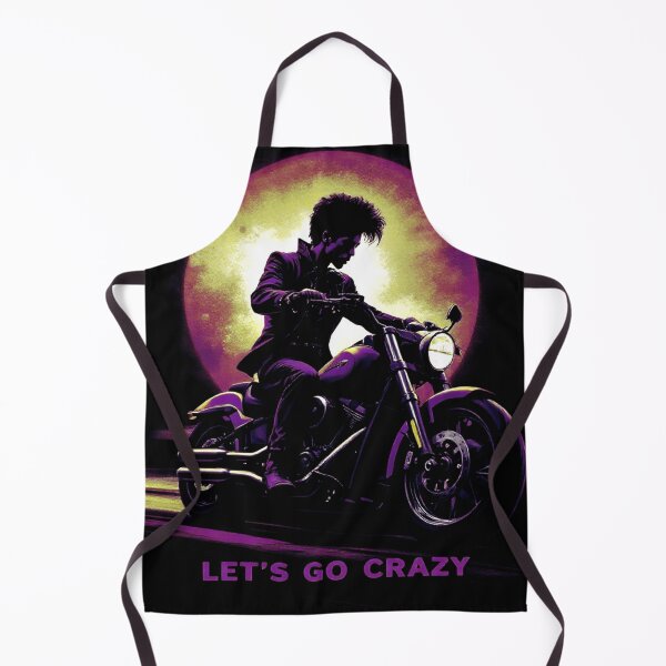 Item preview, Let’s Go Crazy, for black fabrics designed and sold by SteadyRolling.