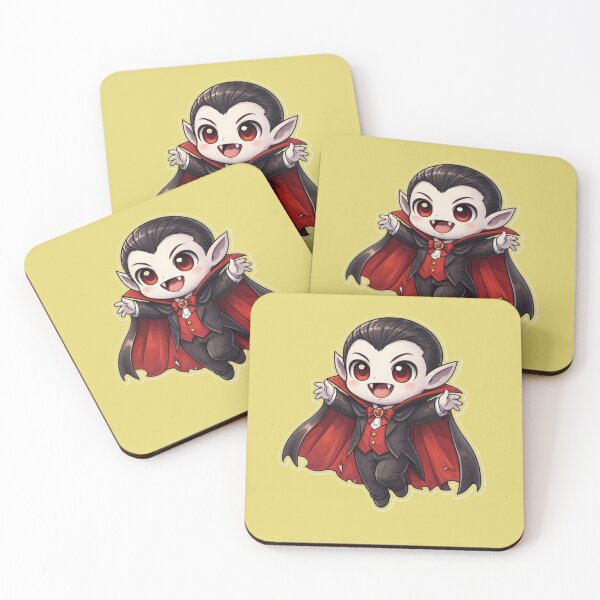 Item preview, Cute Chibi Vampire Sticker | Kawaii Cartoon Halloween Character designed and sold by RevieusaR.