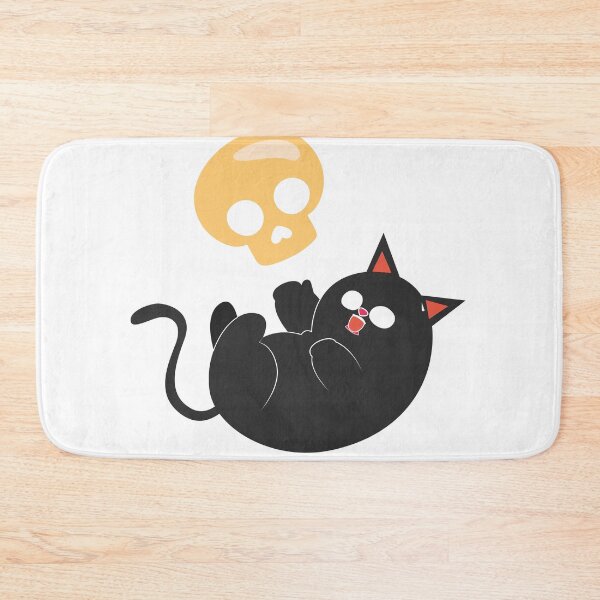 Item preview, Black Cat Skull Lovers designed and sold by artcultreone.