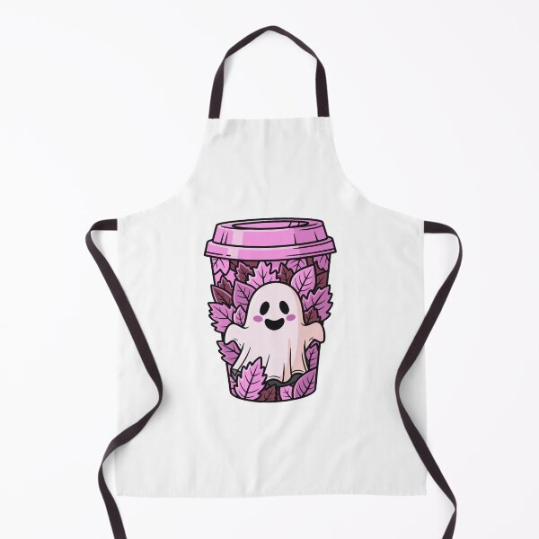 Item preview, Cute Ghost in Pink Coffee Cup designed and sold by Horrify.