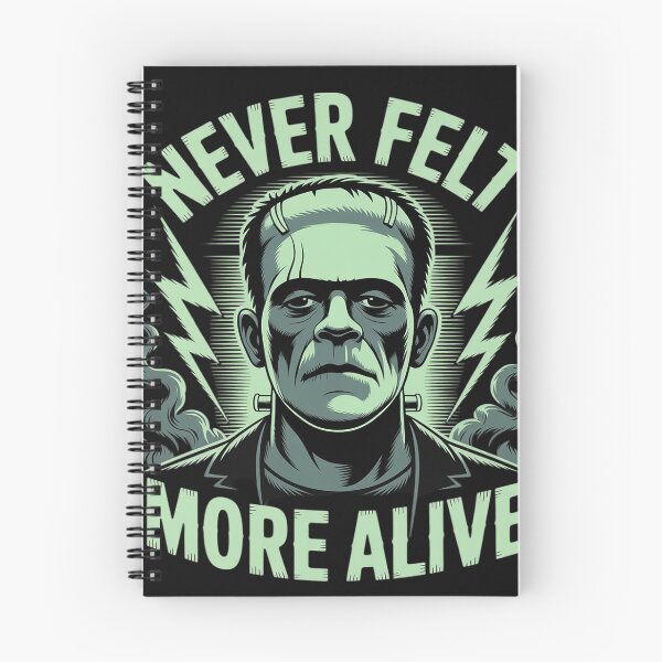 Item preview, Never Felt More Alive Frankenstein Halloween designed and sold by trinfhri.