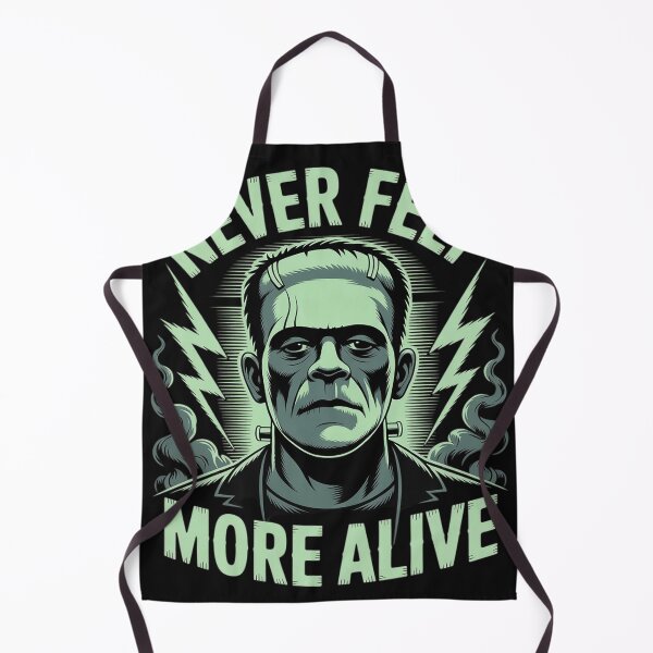 Item preview, Never Felt More Alive Frankenstein Halloween designed and sold by trinfhri.