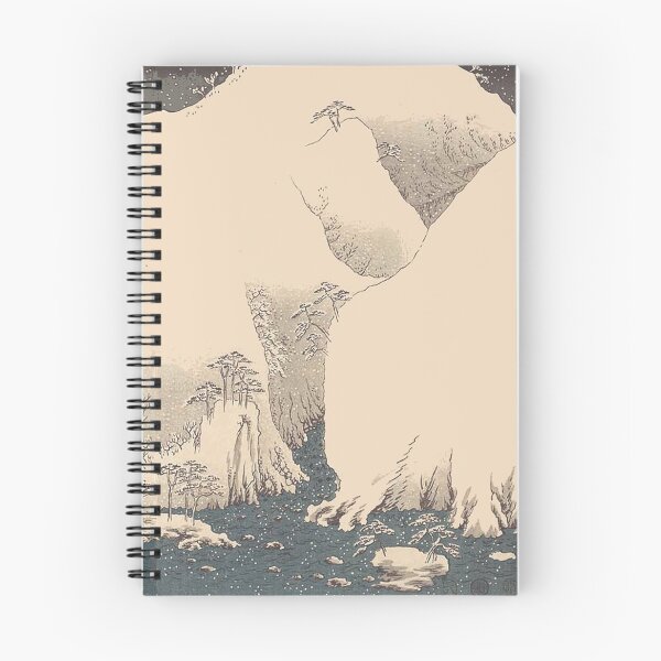 Item preview, HD Snow at the Kiso road (number 2 from the serie of 3 artworks), by Utagawa Hiroshige HIGH DEFINITION designed and sold by MINDTHECHERRY.
