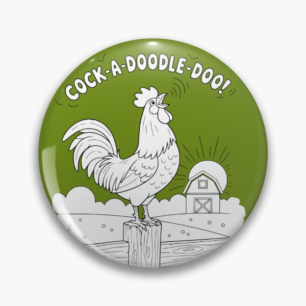 Item preview, Backyard Birds - Cock-a-Doodle-Doo - Funny Grapfic Design designed and sold by SawaOne.