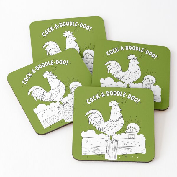 Item preview, Backyard Birds - Cock-a-Doodle-Doo - Funny Grapfic Design designed and sold by SawaOne.