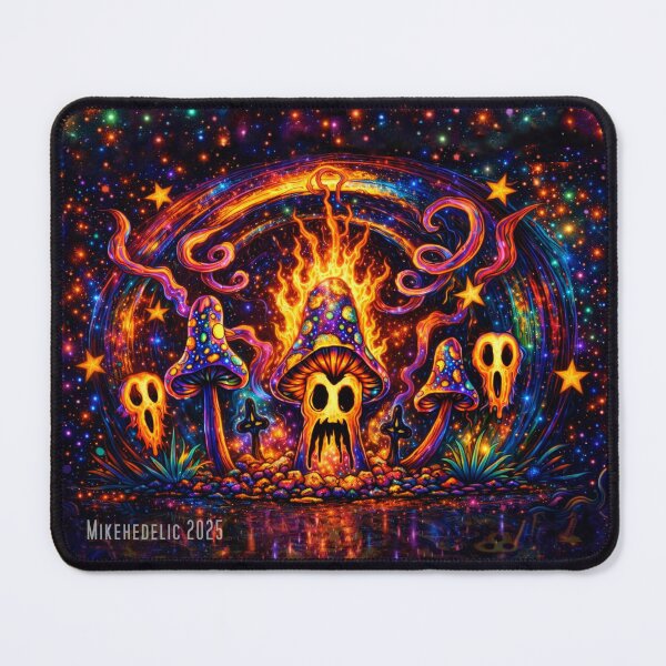 Item preview, ENHANCED - Creepy Shroomz Mikehedelic Art designed and sold by Mikehedelic.