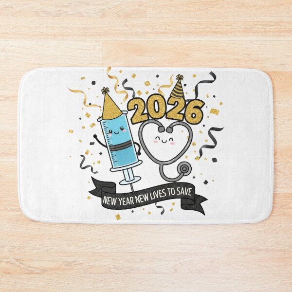 Item preview, Cute 2026 Nurse New Year New Lives to Save Glitter Style designed and sold by FUIRY .
