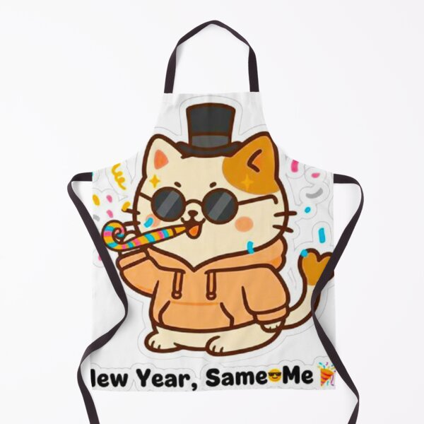Item preview, "New Year, Same Mochi" - Kawaii Paw Festive Design designed and sold by MT-Hub | Art for Every Soul.