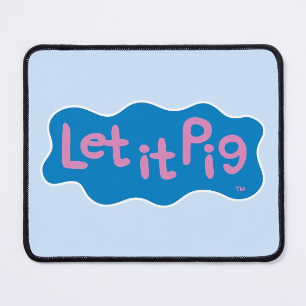 Item preview, Let It Pig – Minimal Music Pun Design designed and sold by Tattee.