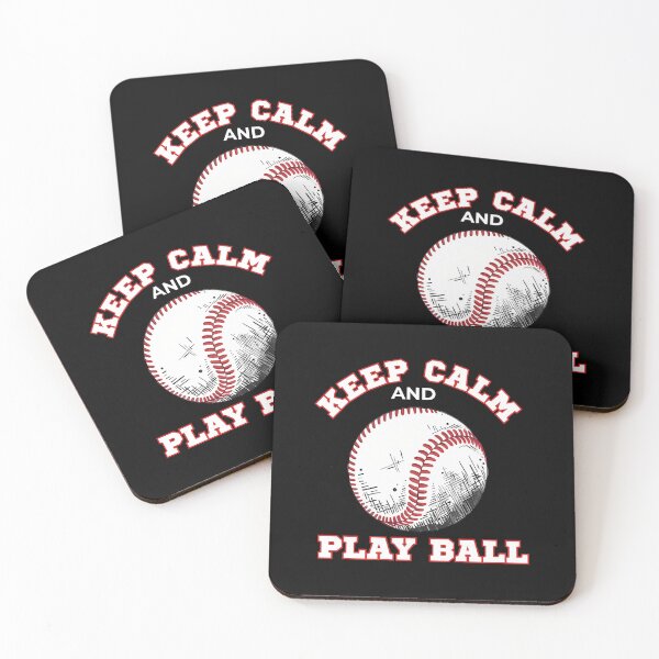 Item preview, Keep Calm and Play Ball – Baseball Motivation Design designed and sold by LoudVictory.