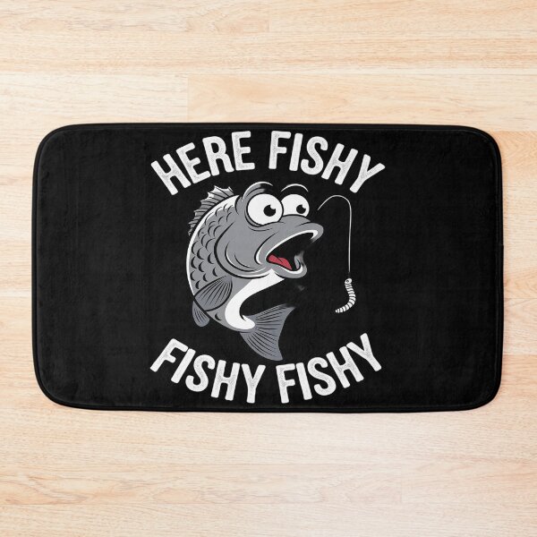 Item preview, Here Fishy Fisherman Fishing Lover Cute Fish Worm  designed and sold by MarryIsMonth.
