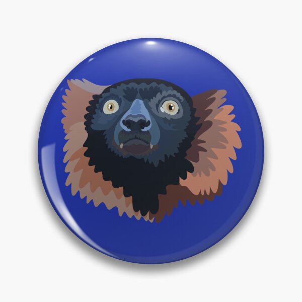 Item preview, Red ruffed lemur  designed and sold by PrettylittlepastelUk.