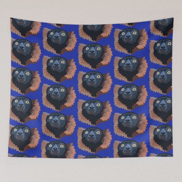 Item preview, Red ruffed lemur  designed and sold by PrettylittlepastelUk.