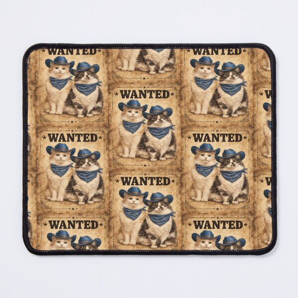 Item preview, Cowboy Cats Funny Cat Vintage Western designed and sold by Cute & Sassy Custom Gifting Boutiques.