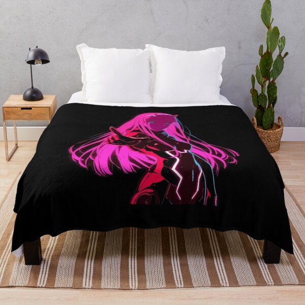 Item preview, Zero Two Neon Pink Anime Art Darling In The Franxx designed and sold by cathnbeltrane.