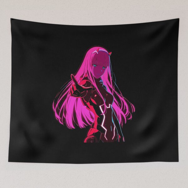 Item preview, Zero Two Neon Pink Anime Art Darling In The Franxx  designed and sold by cathnbeltrane.