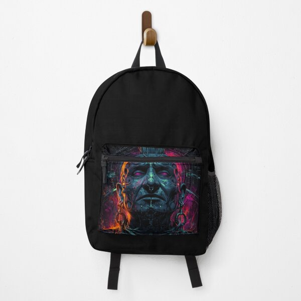 Item preview, Psychedelic Cyber Deity Techno Mask designed and sold by DarkSpaceVibes.