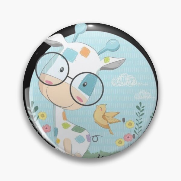 Item preview, Girafe Mignonne avec Lunettes – Design Kawaii pour Enfants designed and sold by MeowLoka ⭐⭐⭐⭐.