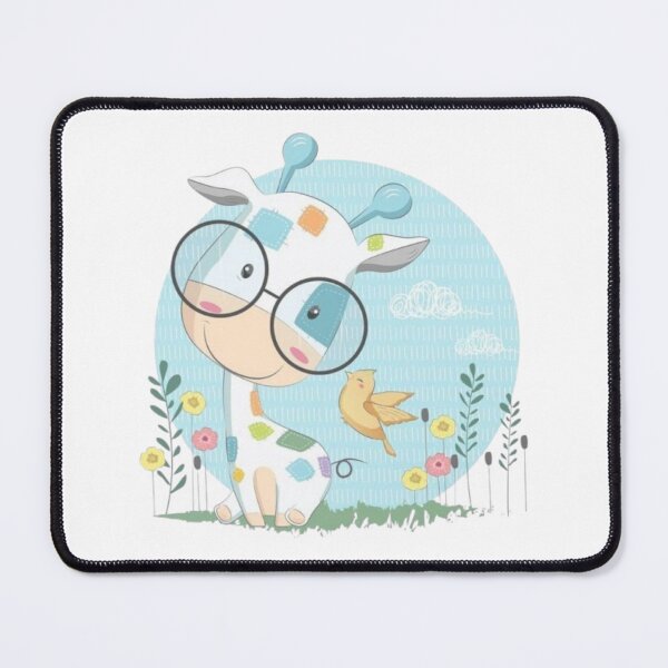Item preview, Girafe Mignonne avec Lunettes – Design Kawaii pour Enfants designed and sold by MeowLoka ⭐⭐⭐⭐.