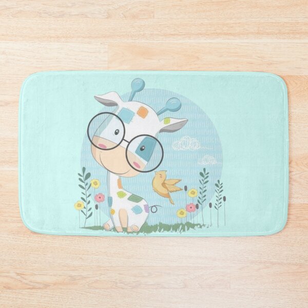 Item preview, Girafe Mignonne avec Lunettes – Design Kawaii pour Enfants designed and sold by MeowLoka ⭐⭐⭐⭐.