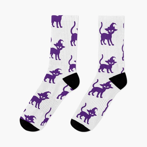 Item preview, Purple Witch Cat Silhouette designed and sold by Horrify.
