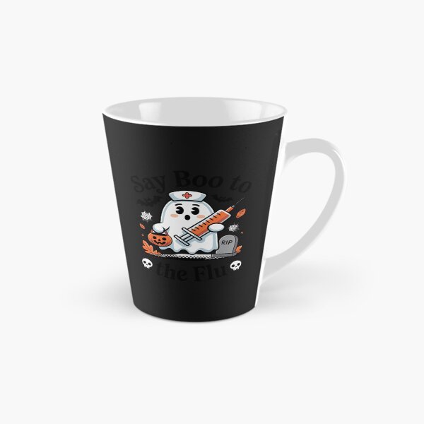 Item preview, Nurse Ghost Halloween Vaccine Say Boo to The Flu designed and sold by trinfhri.