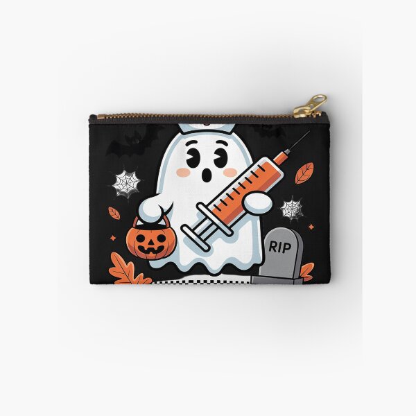 Item preview, Nurse Ghost Halloween Vaccine Say Boo to The Flu designed and sold by trinfhri.