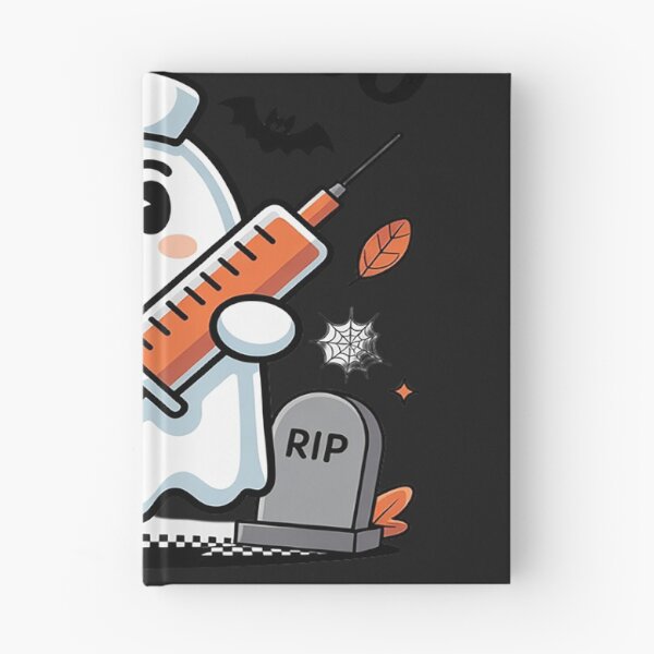 Item preview, Nurse Ghost Halloween Vaccine Say Boo to The Flu designed and sold by trinfhri.