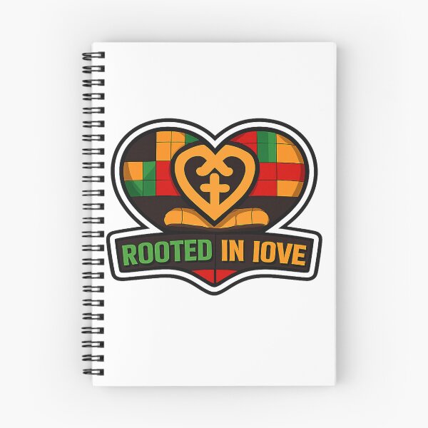 Item preview, Rooted In Love – Kente Cloth & Adinkra Heart Art designed and sold by The Crimson Halo.