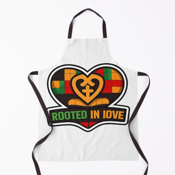 Item preview, Rooted In Love – Kente Cloth & Adinkra Heart Art designed and sold by The Crimson Halo.