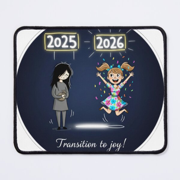 Item preview, 2026: New Year Transformation – From Shadow to Joy designed and sold by JanRizz.