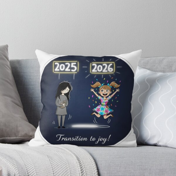 Item preview, 2026: New Year Transformation – From Shadow to Joy designed and sold by JanRizz.