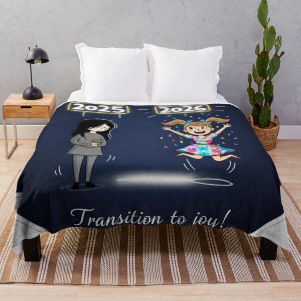 Item preview, 2026: New Year Transformation – From Shadow to Joy designed and sold by JanRizz.