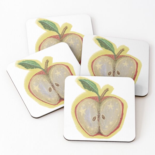 Item preview, Starry apple half designed and sold by KalopsiaDesign.