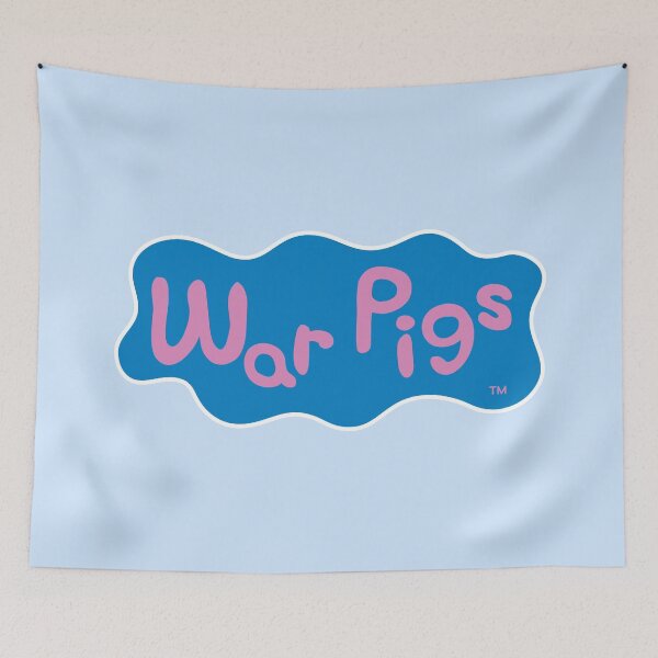 Item preview, War Pigs – Classic Rock Pig Parody designed and sold by Tattee.