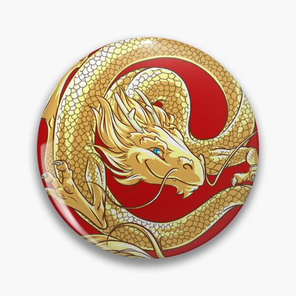 Item preview, Golden dragon of good luck designed and sold by SpiralSP.