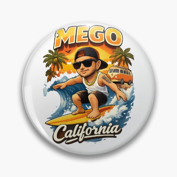 Item preview, Mego surfs in California designed and sold by Taoufik79-shop.