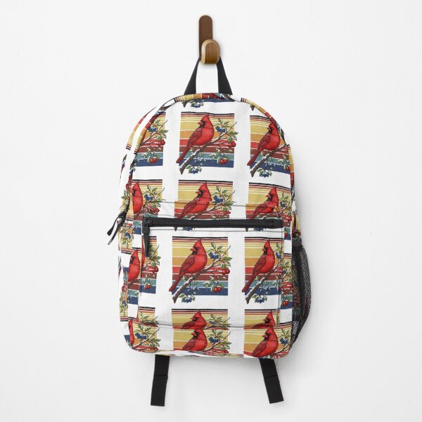 Item preview, Vintage Winter Cardinal Bird on Berry Branch designed and sold by TeeARTHY.