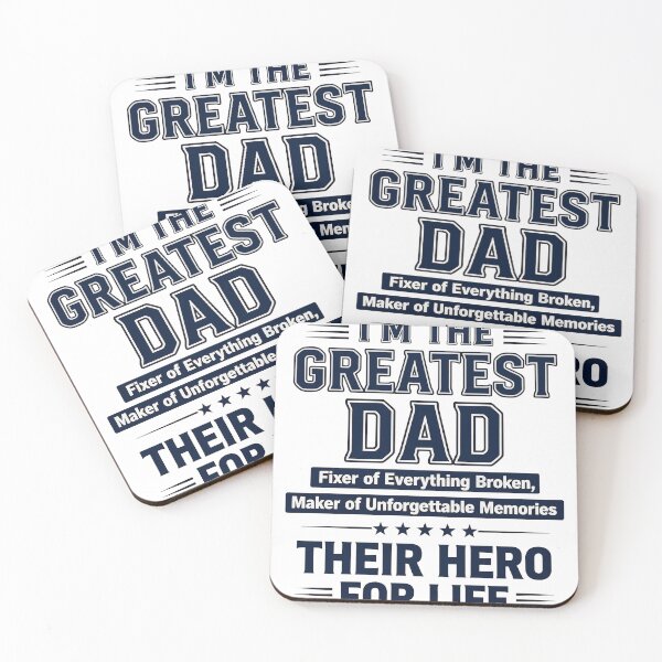 Item preview, I'm the Greatest Dad Fixer of Everything Hero for Life designed and sold by Dxvect.