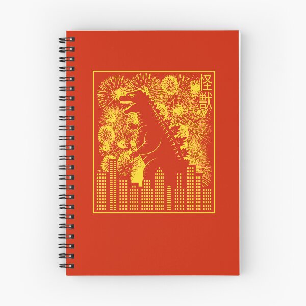 Item preview, Vintage Japanese Giant Monster City Attack - Retro Kaiju Fireworks Art designed and sold by erion5k.