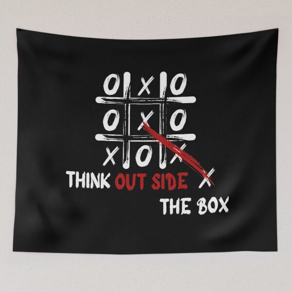 Item preview, Think Out the Box | Creativity & Innovation Quote designed and sold by Gomeey.