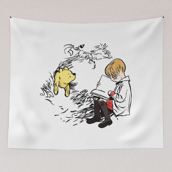 Item preview, Vintage Winnie The Pooh And Christopher Robin  designed and sold by LukaDoncic7.