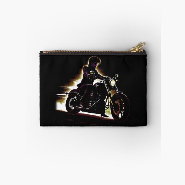 Item preview, Purple Night Rider, for the black fabrics designed and sold by SteadyRolling.