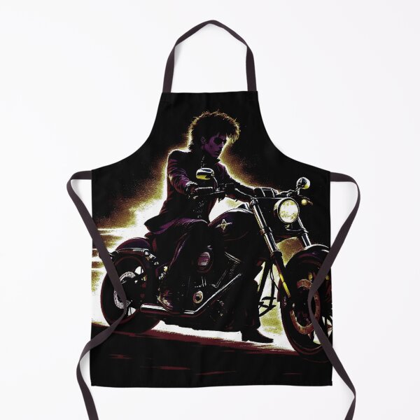Item preview, Purple Night Rider, for the black fabrics designed and sold by SteadyRolling.