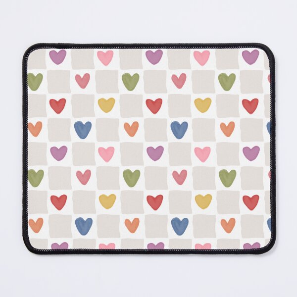 Item preview, Cute Multicolor Gingham Hearts designed and sold by SilRoma.